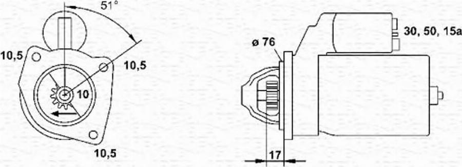 Magneti Marelli 943251690010 - Démarreur cwaw.fr