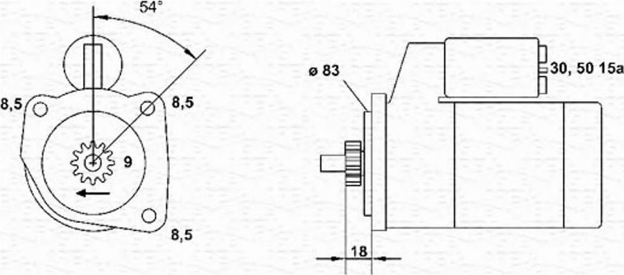 Magneti Marelli 943251646010 - Démarreur cwaw.fr