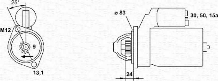 Magneti Marelli 943251648010 - Démarreur cwaw.fr