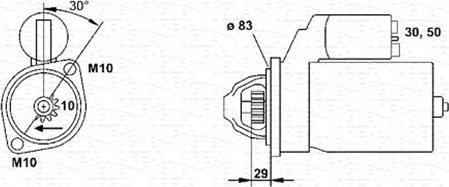 Magneti Marelli 943251664010 - Démarreur cwaw.fr