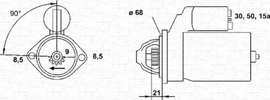 Magneti Marelli 943251613010 - Démarreur cwaw.fr