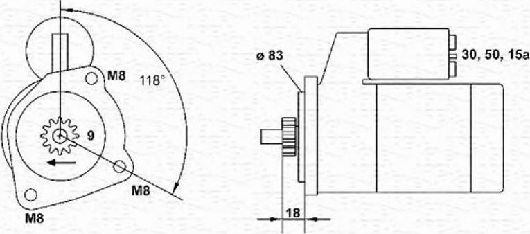 Magneti Marelli 943251686010 - Démarreur cwaw.fr