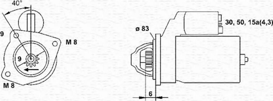 Magneti Marelli 943251627010 - Démarreur cwaw.fr