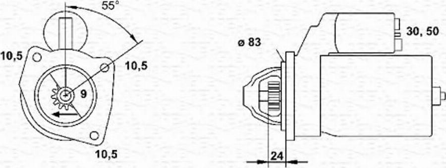 Magneti Marelli 943251057010 - Démarreur cwaw.fr