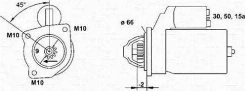 Magneti Marelli 943251109010 - Démarreur cwaw.fr