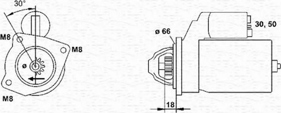 Magneti Marelli 943251110010 - Démarreur cwaw.fr