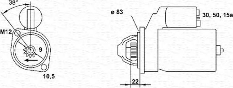 Magneti Marelli 943251139010 - Démarreur cwaw.fr