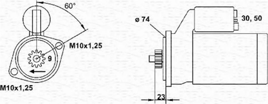 Magneti Marelli 943251894010 - Démarreur cwaw.fr