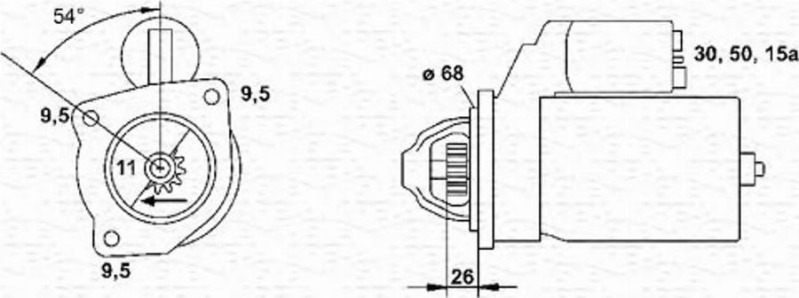 Magneti Marelli 943251833010 - Démarreur cwaw.fr