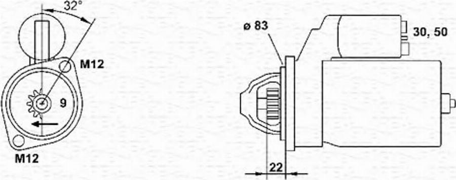 Magneti Marelli 943251334010 - Démarreur cwaw.fr