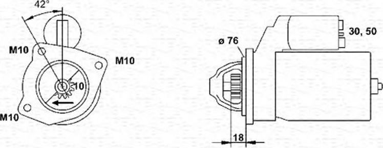 Magneti Marelli 943251335010 - Démarreur cwaw.fr