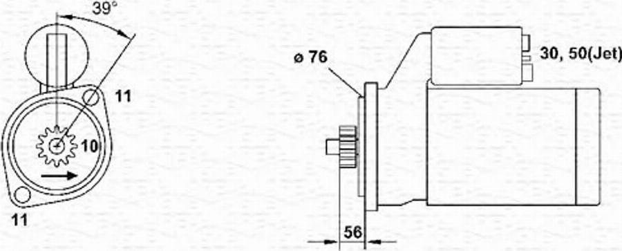 Magneti Marelli 943251330010 - Démarreur cwaw.fr