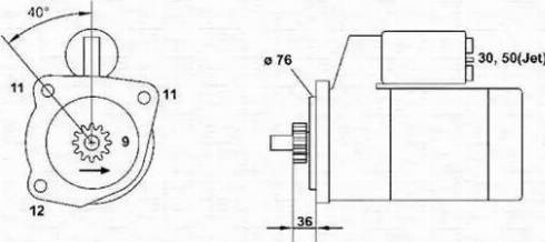 Magneti Marelli 943251326010 - Démarreur cwaw.fr