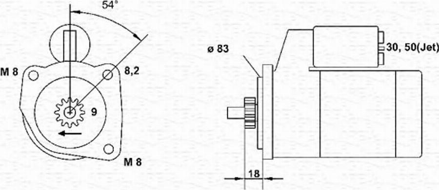 Magneti Marelli 943251328010 - Démarreur cwaw.fr