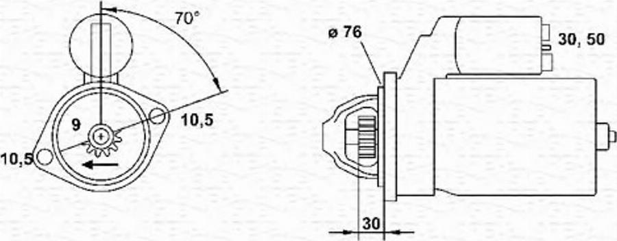 Magneti Marelli 943251273010 - Démarreur cwaw.fr