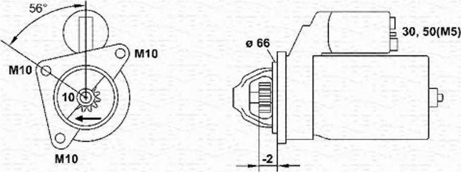 Magneti Marelli 943253149010 - Démarreur cwaw.fr