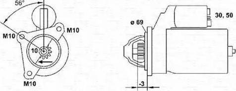 Magneti Marelli 943253101010 - Démarreur cwaw.fr