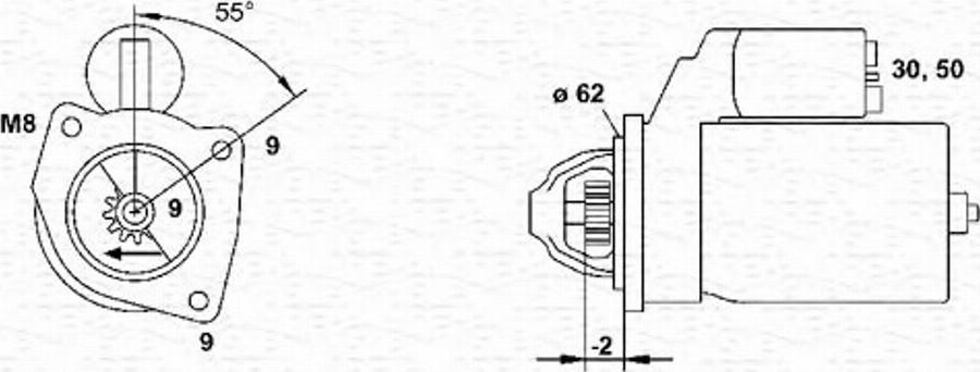 Magneti Marelli 943253115010 - Démarreur cwaw.fr