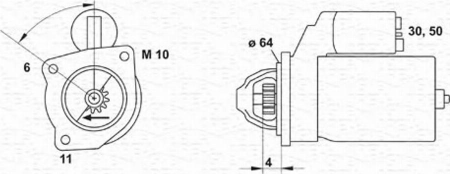 Magneti Marelli 943253113010 - Démarreur cwaw.fr