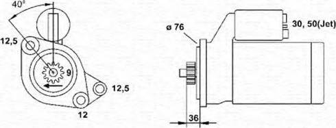 Magneti Marelli 943253112010 - Démarreur cwaw.fr