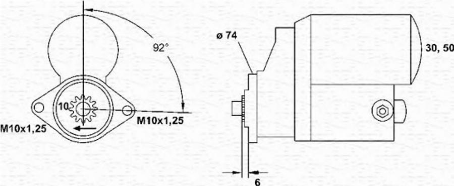 Magneti Marelli 943253186010 - Démarreur cwaw.fr