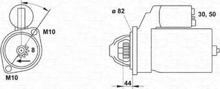 Magneti Marelli 943253180010 - Démarreur cwaw.fr