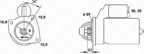 Magneti Marelli 943252244010 - Démarreur cwaw.fr