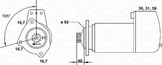 Magneti Marelli 943252243010 - Démarreur cwaw.fr