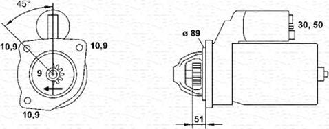 Magneti Marelli 943252207010 - Démarreur cwaw.fr