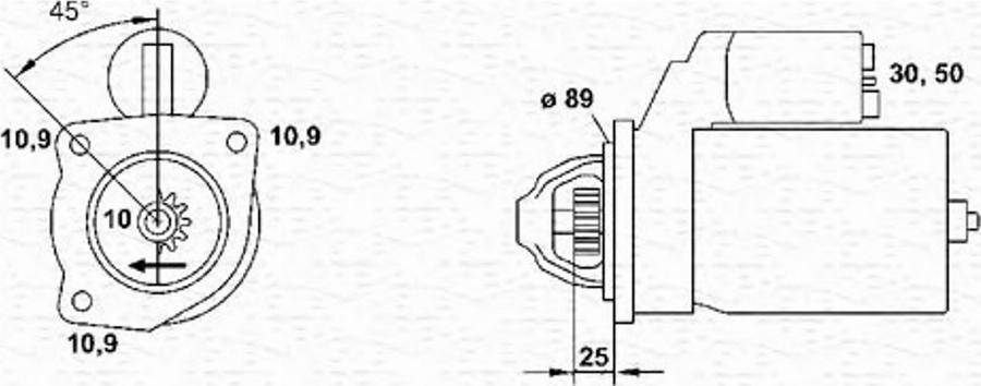 Magneti Marelli 943252274010 - Démarreur cwaw.fr