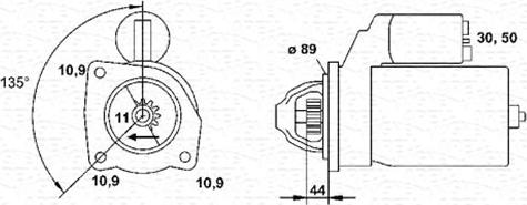 Magneti Marelli 943252278010 - Démarreur cwaw.fr