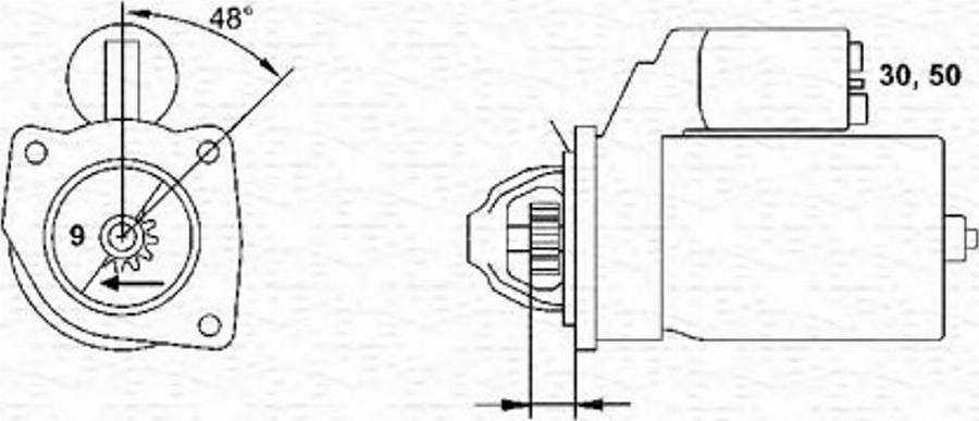 Magneti Marelli 943220439010 - Démarreur cwaw.fr