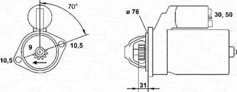 Magneti Marelli 943221332010 - Démarreur cwaw.fr