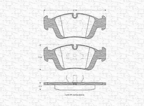 Magneti Marelli 430216170354 - Kit de plaquettes de frein, frein à disque cwaw.fr