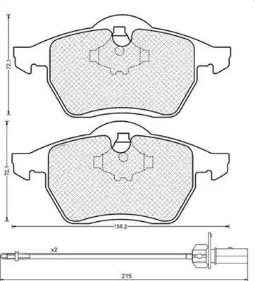 Magneti Marelli 430216170313 - Kit de plaquettes de frein, frein à disque cwaw.fr