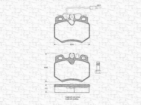 Magneti Marelli 430216170213 - Kit de plaquettes de frein, frein à disque cwaw.fr