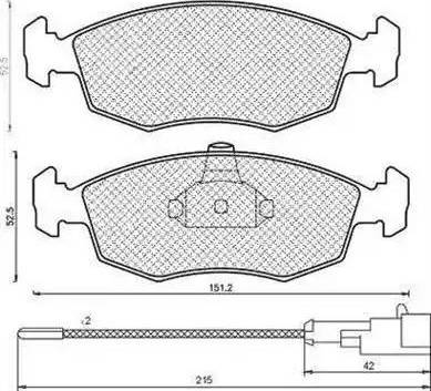 Magneti Marelli 430216171185 - Kit de plaquettes de frein, frein à disque cwaw.fr