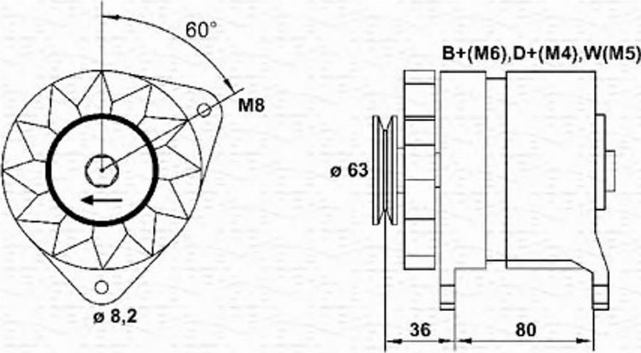 Magneti Marelli 054022474010 - Alternateur cwaw.fr