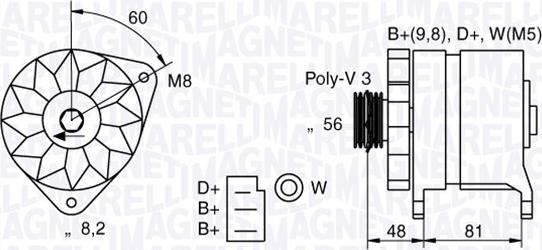 Magneti Marelli 054022598010 - Alternateur cwaw.fr