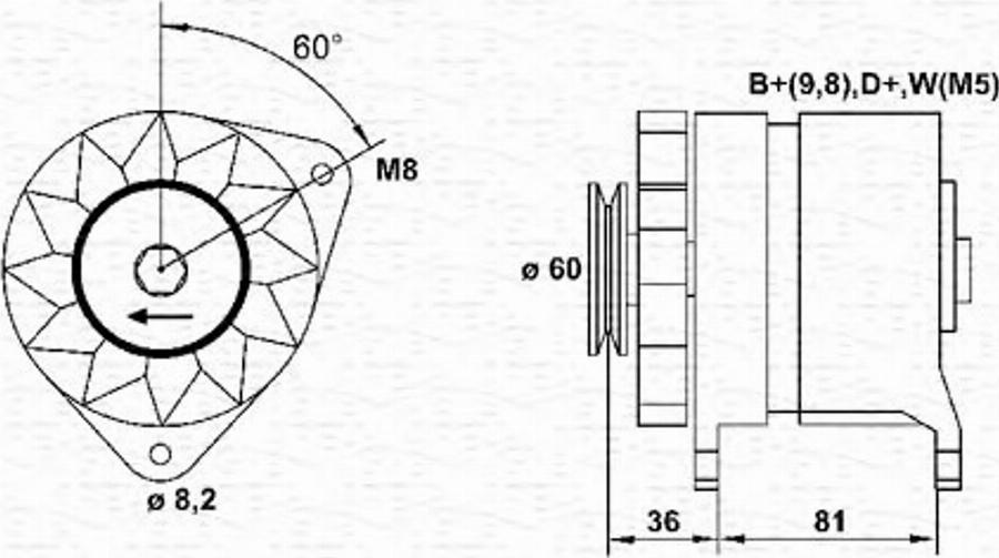 Magneti Marelli 054022581010 - Alternateur cwaw.fr