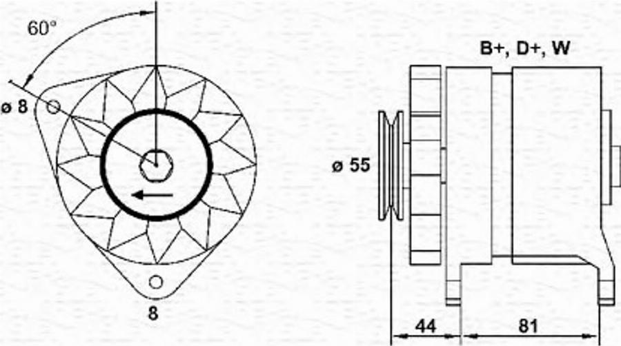 Magneti Marelli 054022656010 - Alternateur cwaw.fr