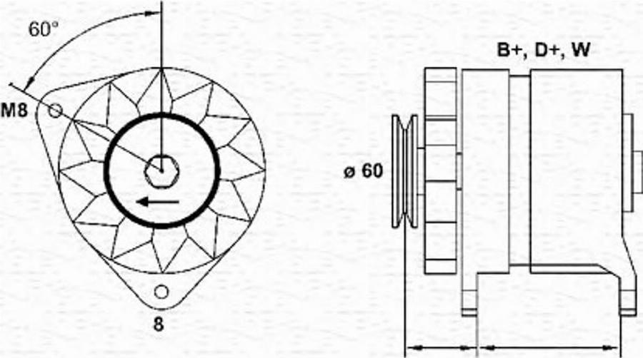 Magneti Marelli 054022197010 - Alternateur cwaw.fr