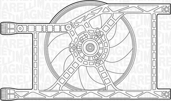 Magneti Marelli 069422449010 - Ventilateur, refroidissement du moteur cwaw.fr