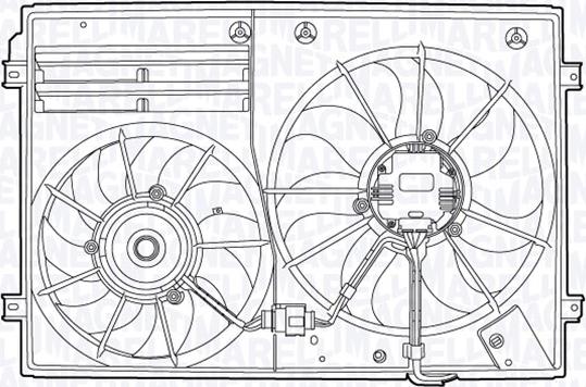 Magneti Marelli 069422559010 - Ventilateur, refroidissement du moteur cwaw.fr