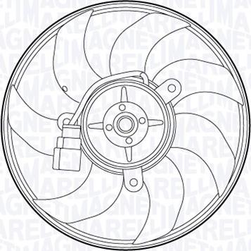 Magneti Marelli 069422558010 - Ventilateur, refroidissement du moteur cwaw.fr