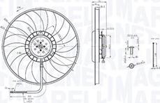 Magneti Marelli 069422848010 - Ventilateur, refroidissement du moteur cwaw.fr