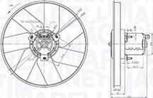 Magneti Marelli 069422885010 - Ventilateur, refroidissement du moteur cwaw.fr