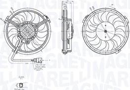 Magneti Marelli 069422880010 - Ventilateur, refroidissement du moteur cwaw.fr