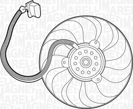 Magneti Marelli 069422261010 - Ventilateur, refroidissement du moteur cwaw.fr