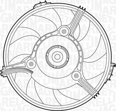 Magneti Marelli 069422263010 - Ventilateur, refroidissement du moteur cwaw.fr